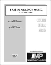 I Am In Need Of Music SATB choral sheet music cover